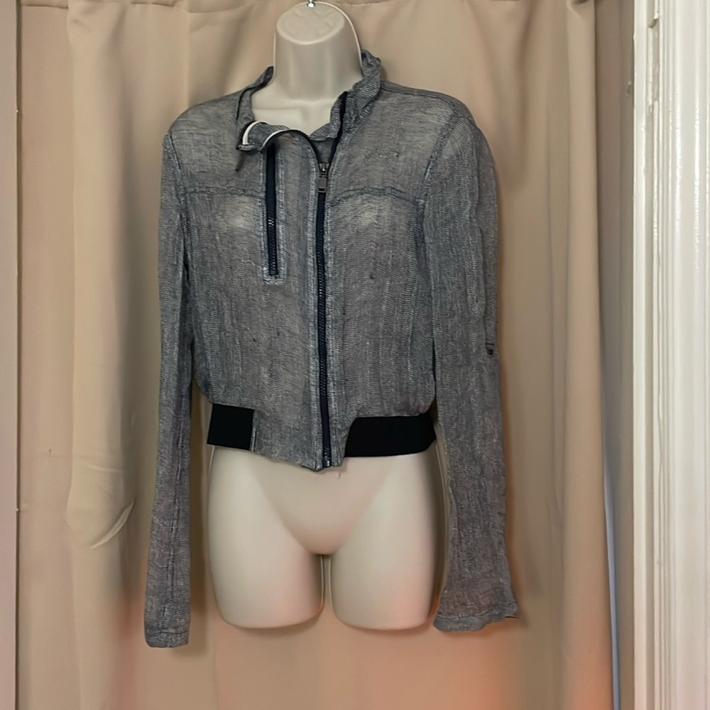 Elie Tahari see through casual jacket size S